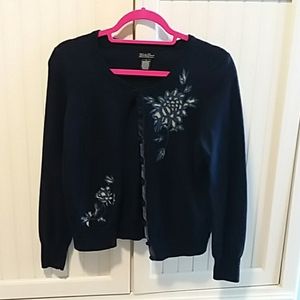 Navy wool blend Lucky Brand Cardi